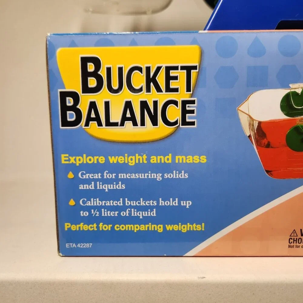 Bucket Balance Weight and Mass Science Math Manipulatives Mathematics Scale Tool
